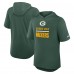 Толстовка Футболка Green Bay Packers Nike Green Lockup Tri-Blend