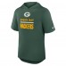 Толстовка Футболка Green Bay Packers Nike Green Lockup Tri-Blend