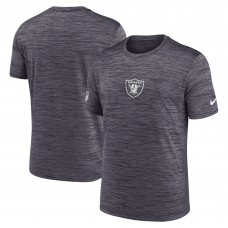 Las Vegas Raiders Nike Black Sideline Velocity Dri-FIT T-Shirt