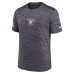 Las Vegas Raiders Nike Black Sideline Velocity Dri-FIT T-Shirt