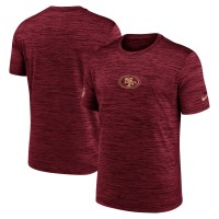Футболка San Francisco 49ers Nike Scarlet Sideline Velocity Dri-FIT
