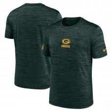 Футболка Green Bay Packers Nike Green Sideline Velocity Performance