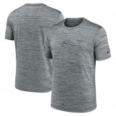Футболка Denver Broncos Nike Gray Sideline Velocity Dri-FIT