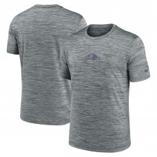 Футболка Baltimore Ravens Nike Gray Sideline Velocity Performance