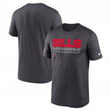 Футболка Buffalo Bills Nike Charcoal Sideline Legend Performance