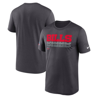 Футболка Buffalo Bills Nike Charcoal Sideline Legend Performance