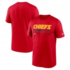 Футболка Kansas City Chiefs Nike Red Sideline Legend Dri-FIT