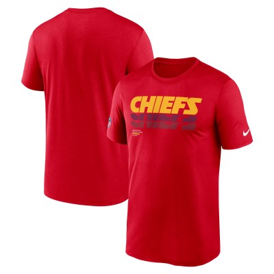 Футболка Kansas City Chiefs Nike Red Sideline Legend Dri-FIT