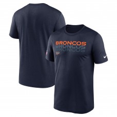 Футболка Denver Broncos Nike Navy Sideline Legend Dri-FIT