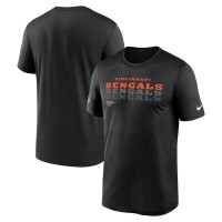 Футболка Cincinnati Bengals Nike Black Sideline Legend Dri-FIT