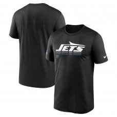 Футболка New York Jets Nike Black Sideline Legend Dri-FIT