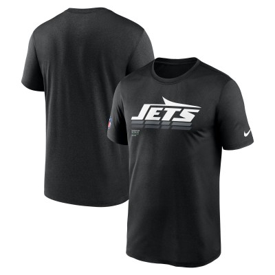 Футболка New York Jets Nike Black Sideline Legend Dri-FIT