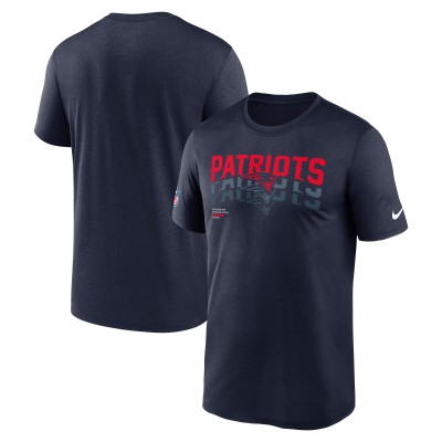 New England Patriots Nike Navy Sideline Legend Dri-FIT T-Shirt