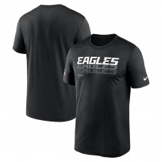 Футболка Philadelphia Eagles Nike Black Sideline Legend Dri-FIT