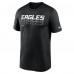 Футболка Philadelphia Eagles Nike Black Sideline Legend Dri-FIT