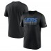 Футболка Detroit Lions Nike Black Sideline Legend Dri-FIT