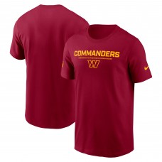 Футболка Washington Commanders Nike Burgundy Sideline Performance