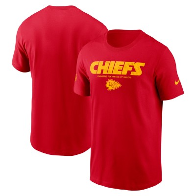 Футболка Kansas City Chiefs Nike Red Sideline Performance