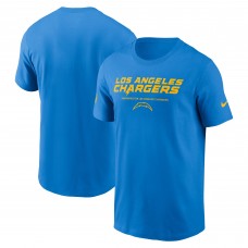 Футболка Los Angeles Chargers Nike Powder Blue Sideline Performance