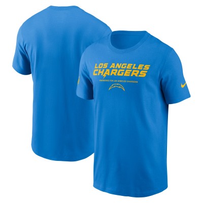 Футболка Los Angeles Chargers Nike Powder Blue Sideline Performance