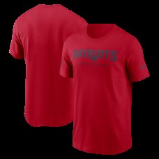 New England Patriots Nike Red Sideline Performance T-Shirt
