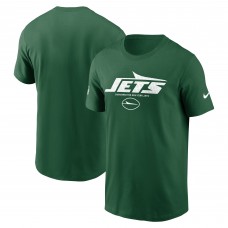 Футболка New York Jets Nike Green Sideline Performance