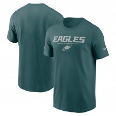 Футболка Philadelphia Eagles Nike Midnight Green Sideline Performance