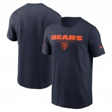 Футболка Chicago Bears Nike Navy Sideline Performance Футболка Chicago Bears Nike Navy Sideline Performance