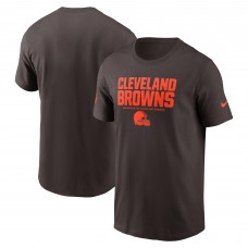 Футболка Cleveland Browns Nike Brown Sideline Performance