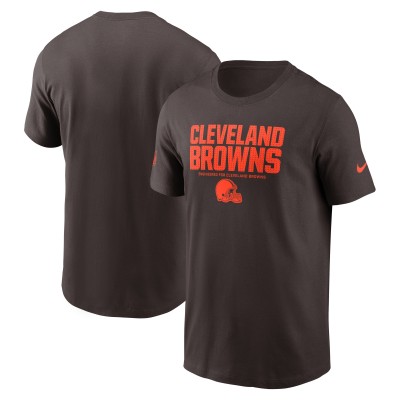 Футболка Cleveland Browns Nike Brown Sideline Performance