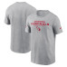 Футболка Arizona Cardinals Nike Heather Gray Sideline Dri-FIT Футболка Arizona Cardinals Nike Heather Gray Sideline Dri-FIT