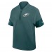 Футболка на короткой молнии Philadelphia Eagles Nike Midnight Green Sideline Coach