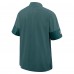 Футболка на короткой молнии Philadelphia Eagles Nike Midnight Green Sideline Coach