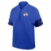 Los Angeles Rams Nike Sideline Short Sleeve Quarter-Zip Performance Coach Jacket - Royal
