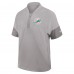 Футболка на короткой молнии Miami Dolphins Nike Gray Sideline Short Sleeve Performance Coach