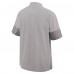 Футболка на короткой молнии Miami Dolphins Nike Gray Sideline Short Sleeve Performance Coach