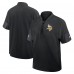 Minnesota Vikings Nike Black Sideline Short Sleeve Quarter-Zip Performance Coach Jacket