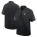 Футболка на молнии New Orleans Saints Nike Black Sideline Performance Coach