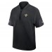 Футболка на молнии New Orleans Saints Nike Black Sideline Performance Coach