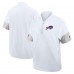 Футболка на короткой молнии Buffalo Bills Nike White Sideline Short Sleeve Performance Coach