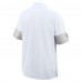 Футболка на короткой молнии Buffalo Bills Nike White Sideline Short Sleeve Performance Coach
