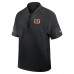Cincinnati Bengals Nike Black Sideline Short Sleeve Quarter-Zip Dri-FIT Coach Jacket