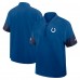Indianapolis Colts Nike Royal Sideline Short Sleeve Quarter-Zip Performance Coach Jacket