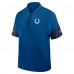 Indianapolis Colts Nike Royal Sideline Short Sleeve Quarter-Zip Performance Coach Jacket