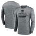 Cincinnati Bengals Nike Gray Sideline Velocity Performance Long Sleeve T-Shirt