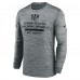 Cincinnati Bengals Nike Gray Sideline Velocity Performance Long Sleeve T-Shirt