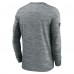 Cincinnati Bengals Nike Gray Sideline Velocity Performance Long Sleeve T-Shirt