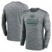 Футболка с длинным рукавом Green Bay Packers Nike Gray Sideline Velocity Performance