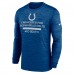 Футболка с длинным рукавом Indianapolis Colts Nike Royal Sideline Velocity Performance