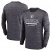 Las Vegas Raiders Nike Black Sideline Velocity Performance Long Sleeve T-Shirt